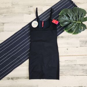 Spanx Smartgrip Open Bust Full Slip Shapewear Black NWT Size Small